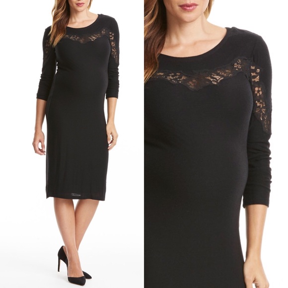 NWT Maternity-Friendly Rebecca Taylor Lace Dress - Picture 1 of 4